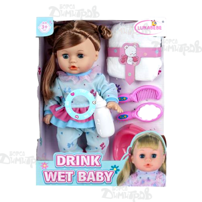 Пиш бебе DRINK коса кут.