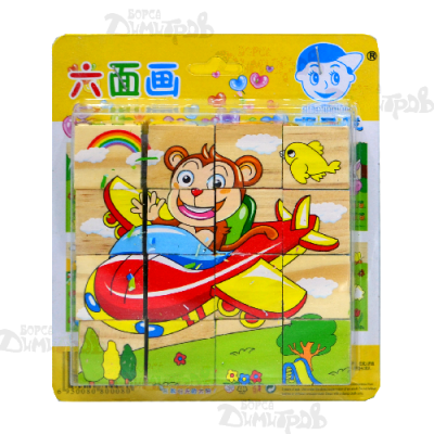 Дърв. кубчета 16-ка CF