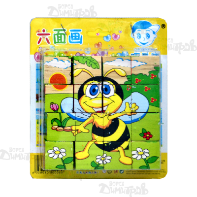 Дърв. кубчета 16-ка CF