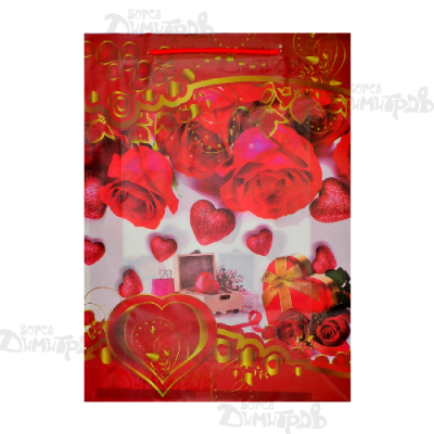 Торба с ЦВЕТЯ мат 45х33