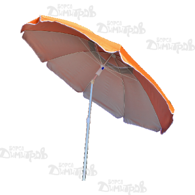 Чадър за плаж от алуминий SHADEL S-класа 200 ОРАНЖЕВ